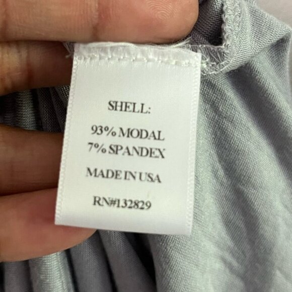 Lovers and Friends Gray Long Sleeve Tie Cuff Romper Size M NWT - Picture 4 of 15